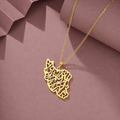 Iran Map Necklace