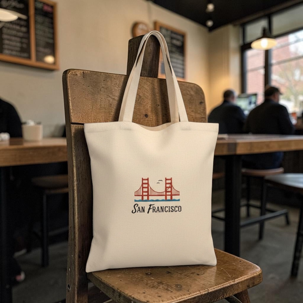 100% Cotton Embroidered Scientist & Chemist Love Tote Bag